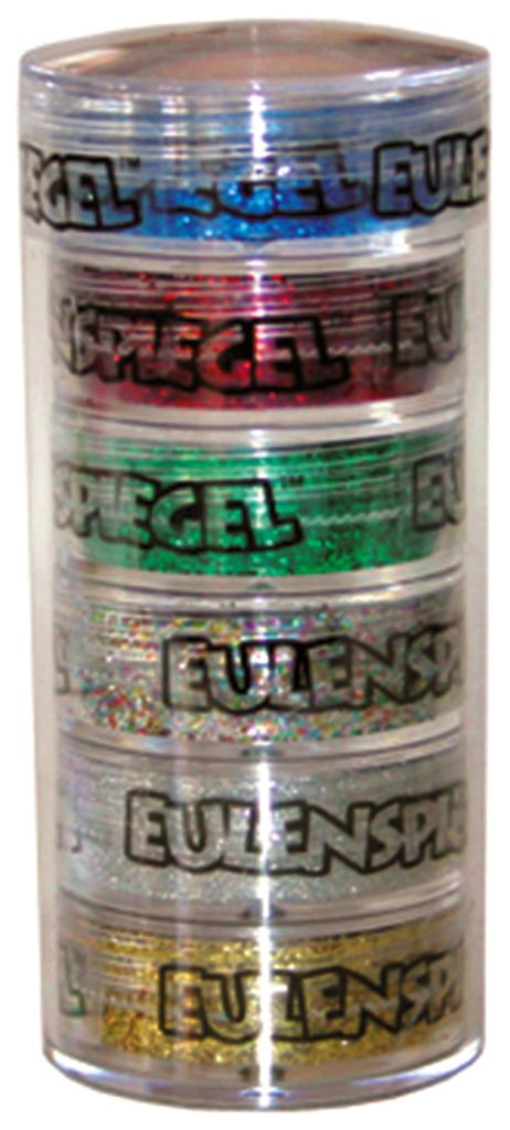 Eulenspiegel Polyesterglitzer Classic-Edition, 6 x 6g Produktbild 