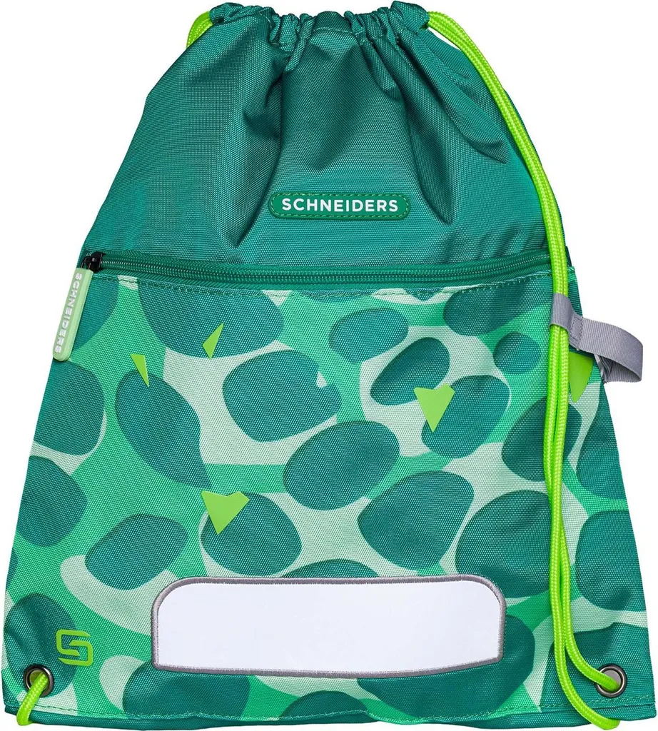 Sac d'école Dino Dance vert 9 pièces - Set complet robuste et léger - 6