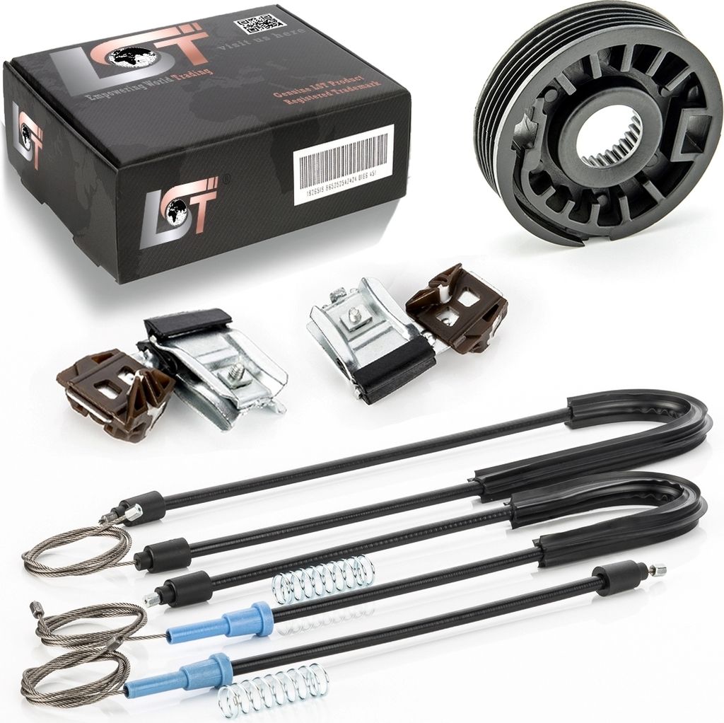 Fensterheber Reparatursatz Mit Gleitstücke Vorne Rechts Für Vw Golf 4 Iv 2/3Trg.