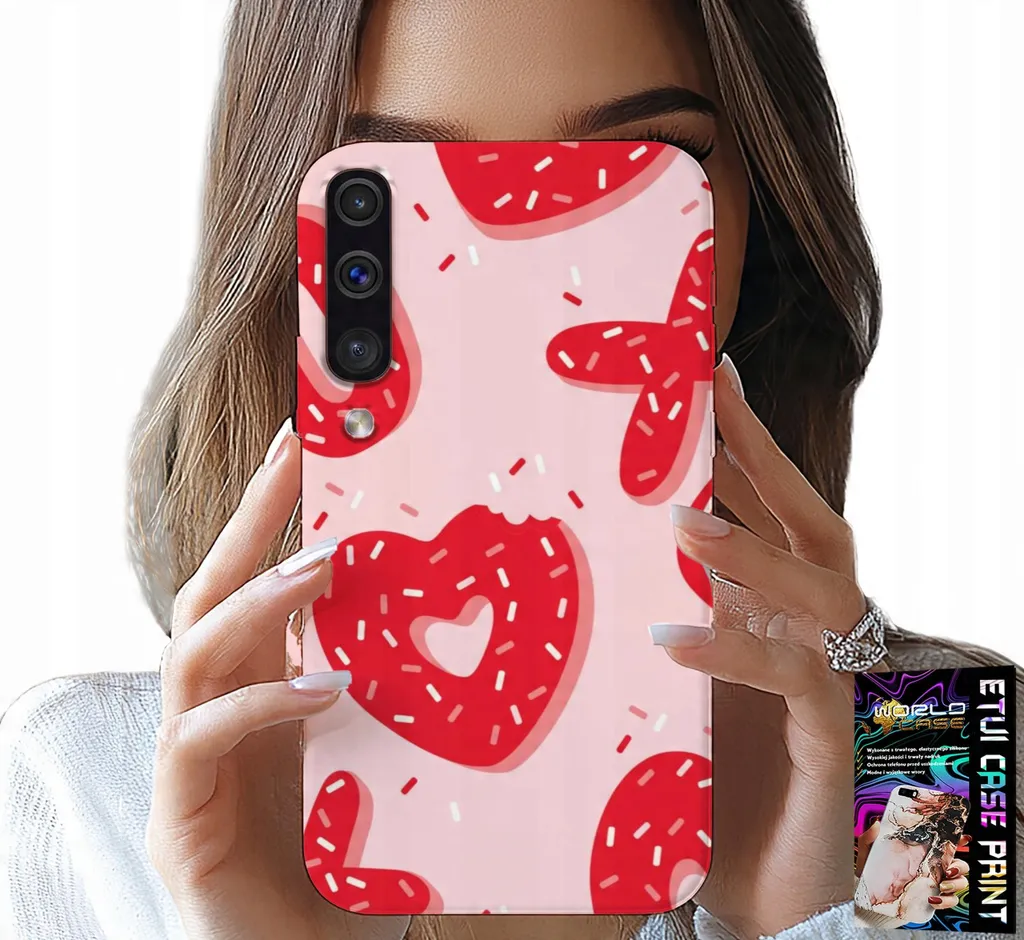 Cover Samsung A70 Vetro e Design Cuore - Lusso Accessibile Online