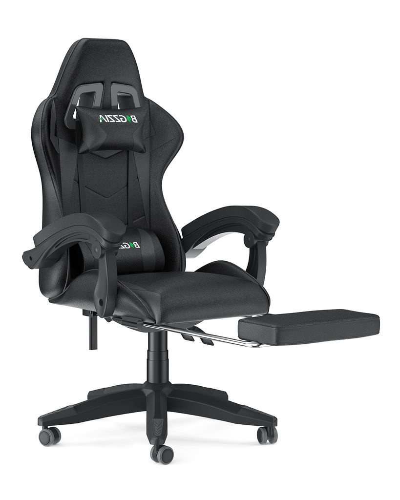 Herná stolička s opierkou na nohy - ergonomická herná Obrázok produktu 