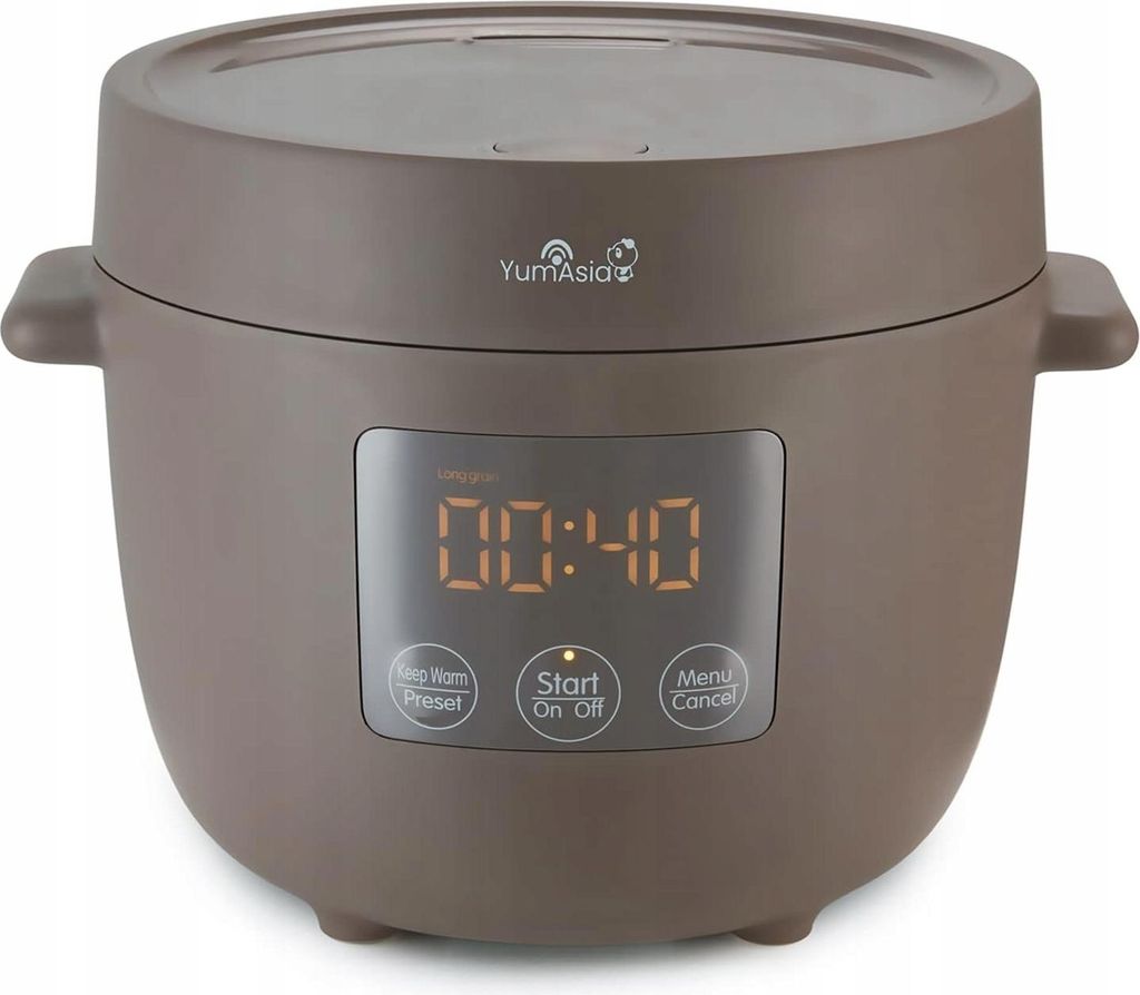 Mini ryżowar Asia 0.45L misa ceramiczna LED 7 funkcji 220V Zdjęcie produktu 