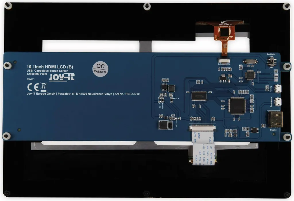 Écran Tactile 10.1 Pouces pour Prototypage Joy-it LCD10 V2 HD Raspberry - 5