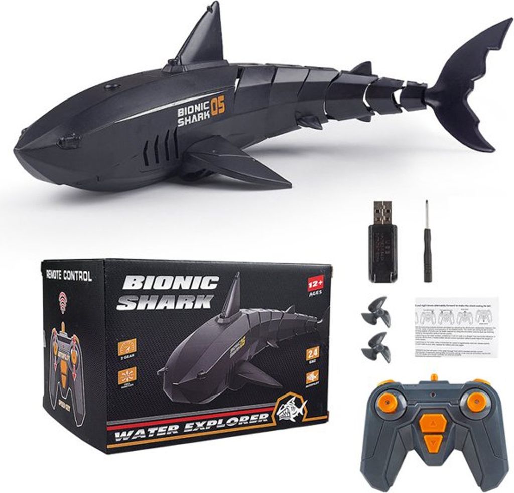 Kinder Fernbedienung Wiederaufladbare Elektrische U-Boot Hai Spielzeug Geschenk