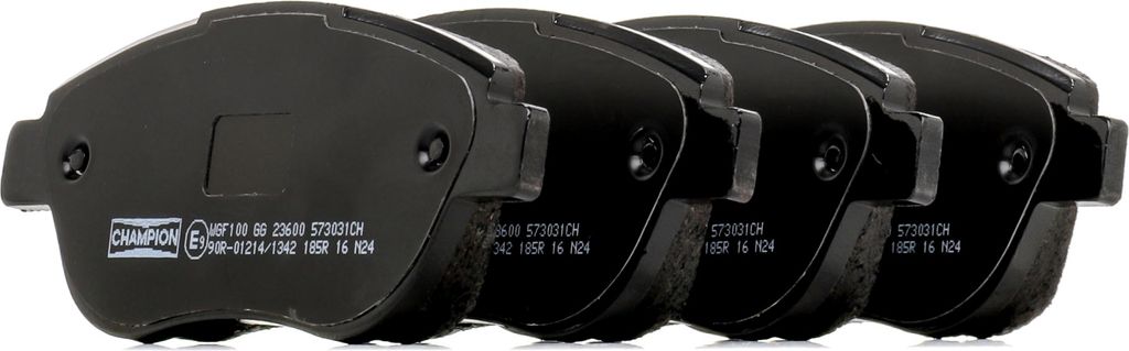 CHAMPION Bremsbeläge Satz Bremsklötze passend für PEUGEOT 206 Schrägheck (2A/C) 573031CH