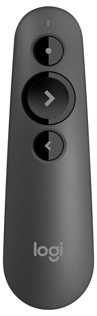 Logitech R500, Bluetooth/RF, USB, 20 m, Grafitowy Zdjęcie produktu  Obraz wygenerowany przez AI