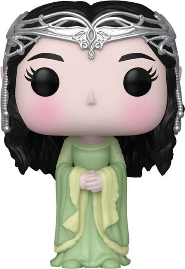 A Funko Pop! figure of Arwen from The Lord of the Rings.