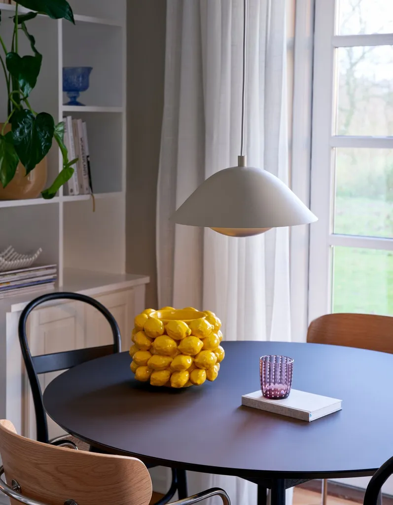 Suspension de table à manger Freya Nordlux beige chic E27 - 3