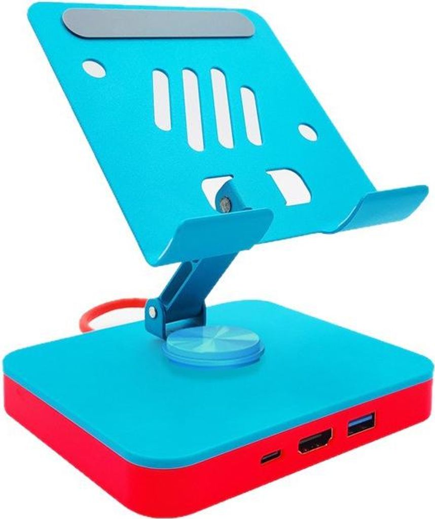 3-in-1 USB-C Hub Docking Station Ständer, 360° drehbar, Produktbild 