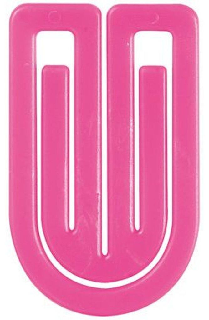 Büroklammern King Klip 32mm VE=100 Stück pink Produktbild 