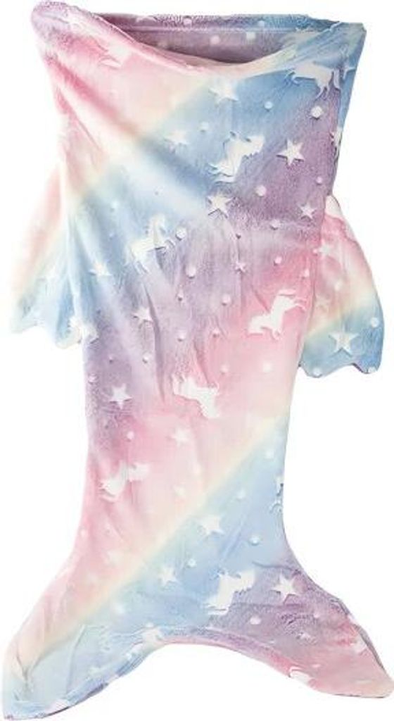 Verk 24549 Svietiaca deka morská panna 105 x 42 cm dúhová Obrázok produktu 