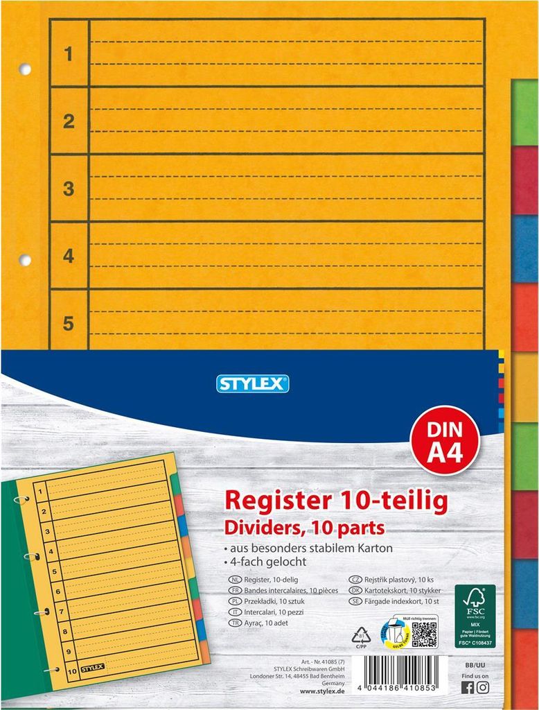Horný organizér na spisy Ter A4 10ks 41085 Obrázok produktu 