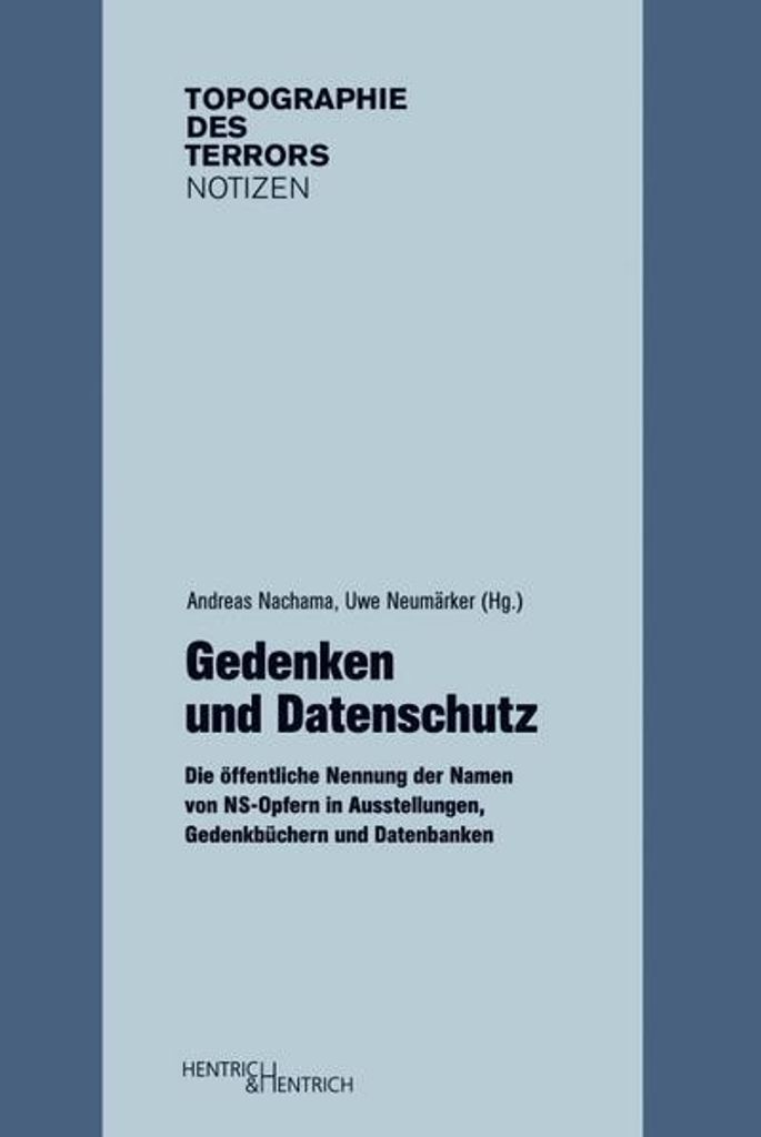 Gedenken und Datenschutz