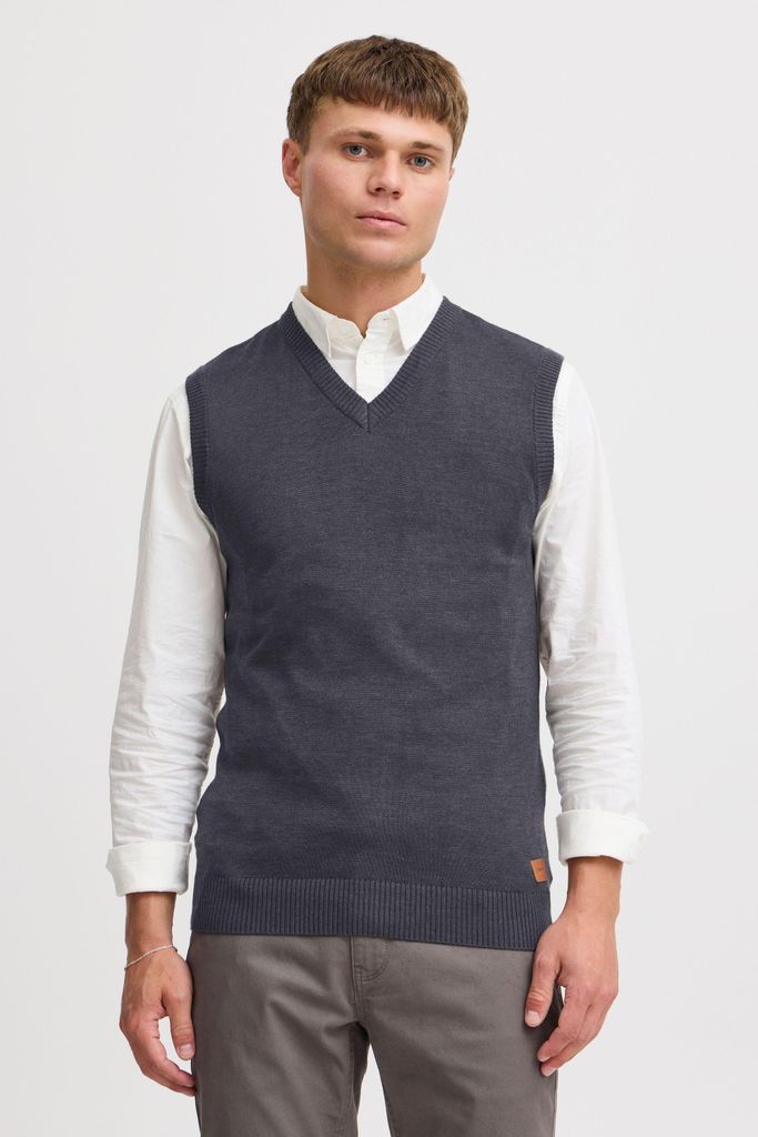 BLEND BHLarsson Herren Pullunder Strickweste Feinstrick Produktbild 