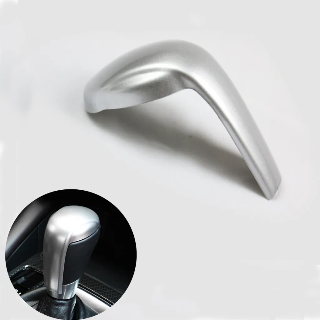 Copertura Cambio Mazda 2 3 6 CX-3 CX-5 Argento Look Carbonio ABS