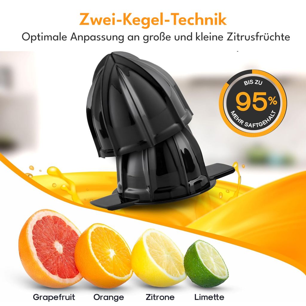 LEBENLANG Elektrische Saftpresse