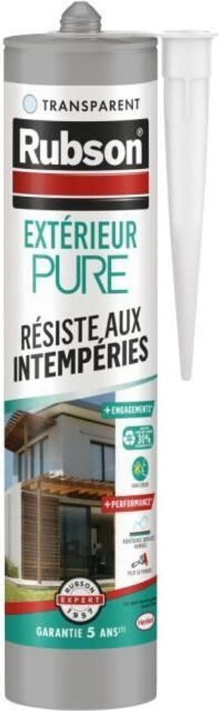 Spachtelmasse - RUBSON - PURE - Außen - Transparent - 280 ml