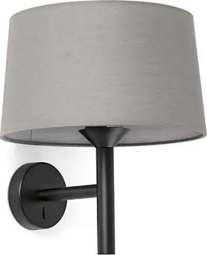 WINDSOR Wandleuchte schwarz/grau 20221-129 Produktbild 