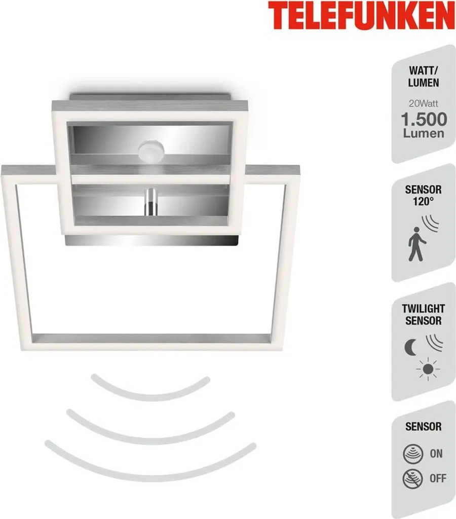 Éclairage automatique LED plafonnier anti-gaspillage d'énergie