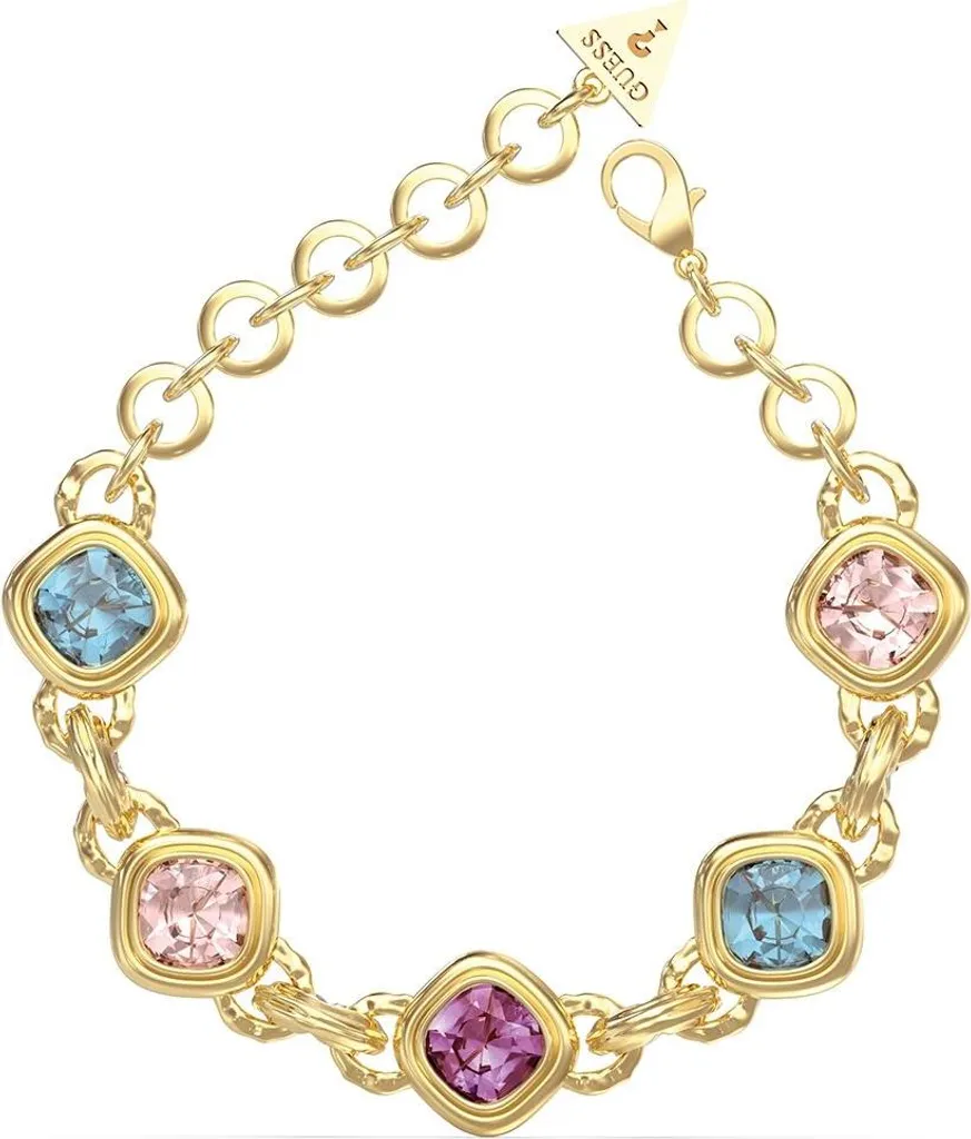 Bracelet Guess JUBB05311JWYGMCS Doré Anti-Ternissement pour Femme Active