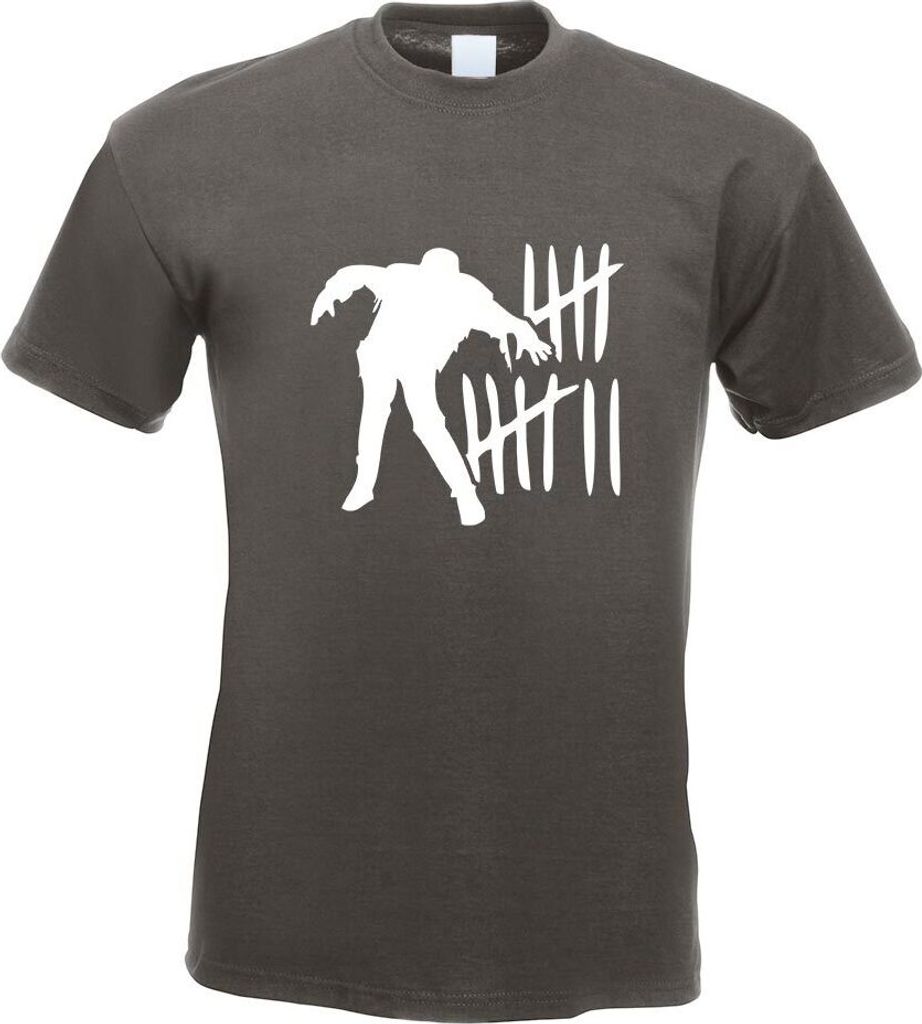 Kiwistar - T-Shirt - Graphit - Zombie Killer - Hunter - Respond Motiv Bedruckt Funshirt Design Print - mit Motiv Bedruckt - Funshirt Design - Sport...