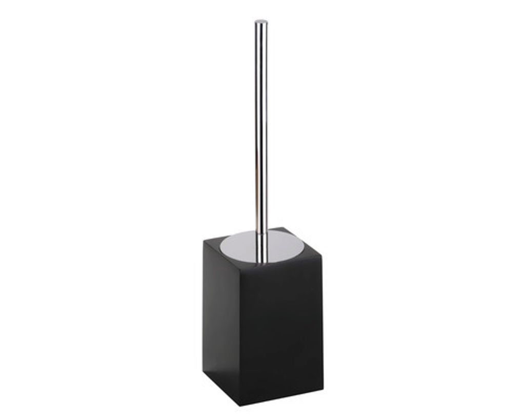 Toilettenbürste GAMMA aus mattem Harz 38,5 x9,2 x9,2 cm BEMETA Farbe: Schwarz,
