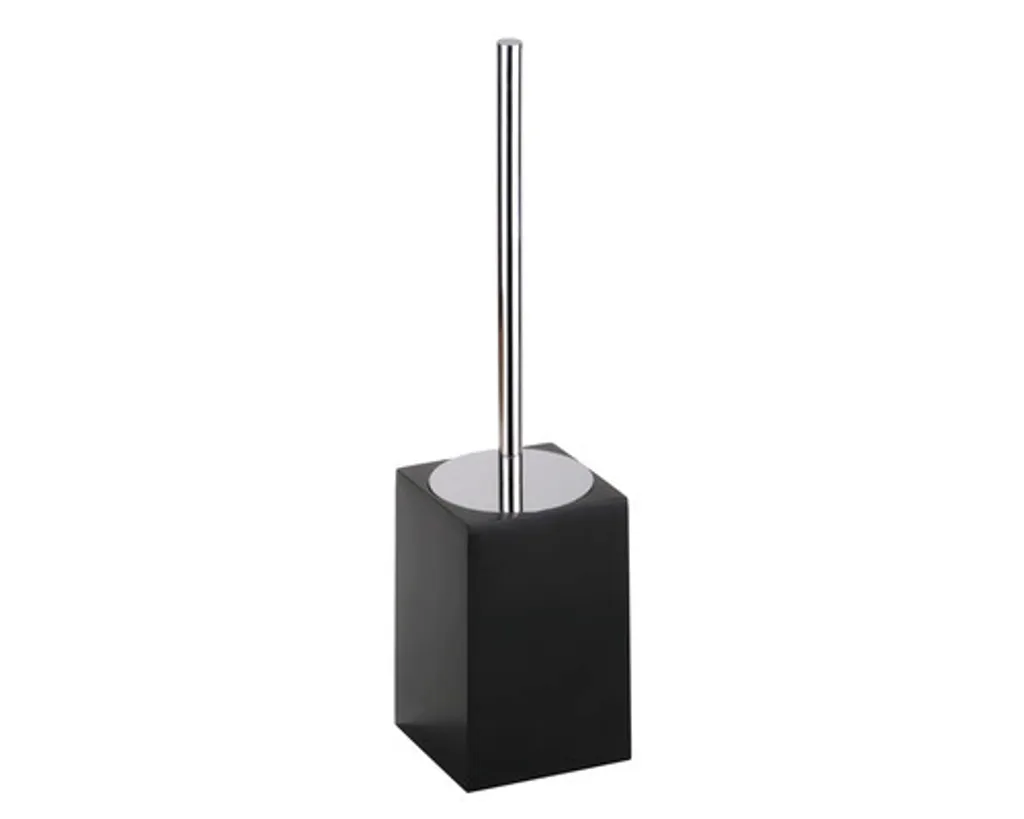 Brosse WC Noire GAMMA en Résine Mate 38,5 cm pour Toilette Moderne