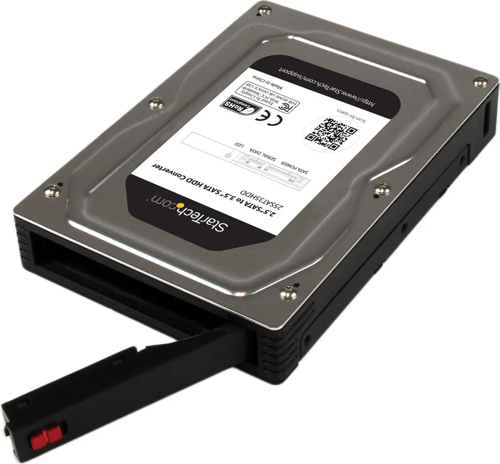 Support de Montage SSD 2,5 pour Baie 3,5 - Installation Facile en PC
