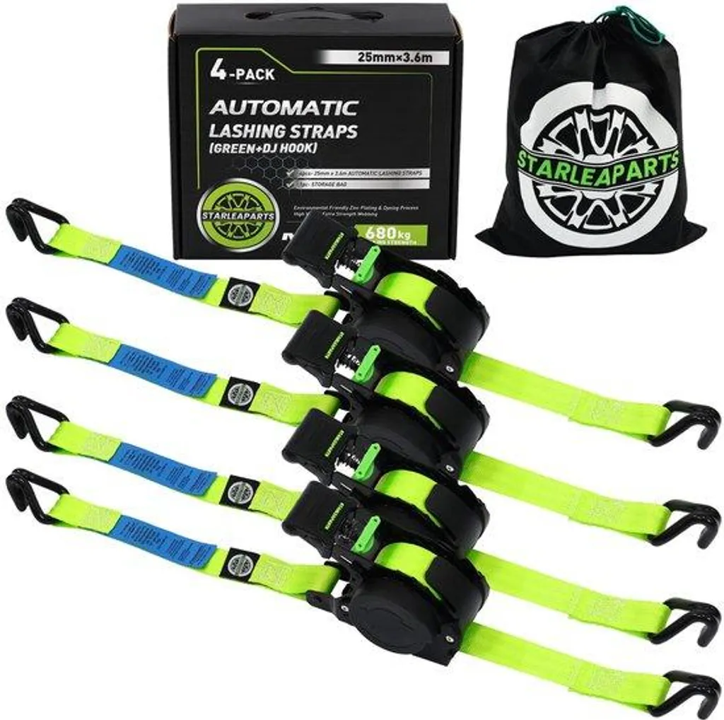 Sangle de serrage automatique 340kg lot de 4 : finies les chutes