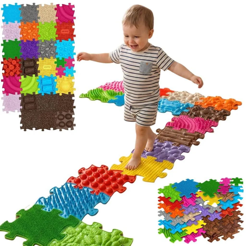 Parcours sensoriel enfant Woopie Royal Puzzle pour équilibre et marche