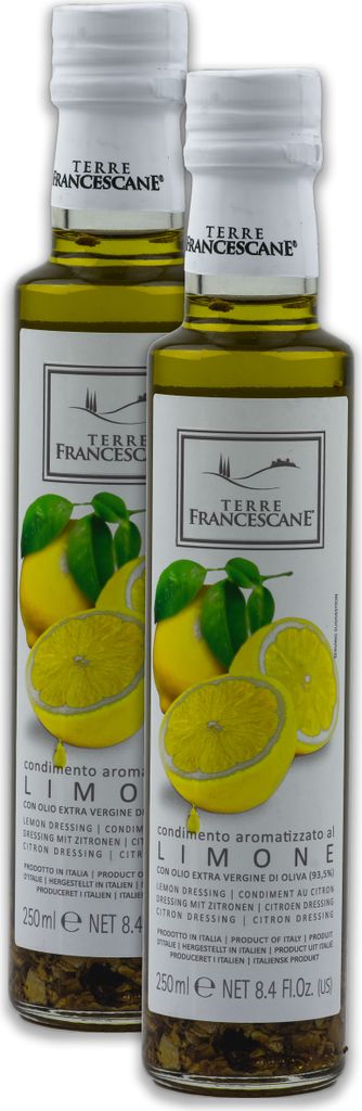 Food-United Zitronen-Öl 2x250ml von TERRE FRANCESCANE Extra Produktbild 