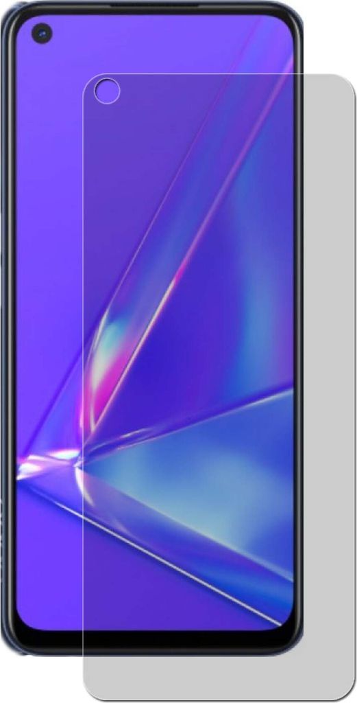 A screen protector is shown on a smartphone.