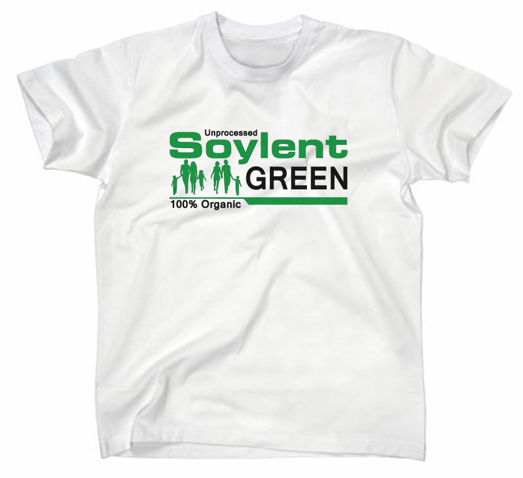 Styletex23 T-Shirt Soylent Green, Jahr 2022 die überleben wollen, weiss, XL