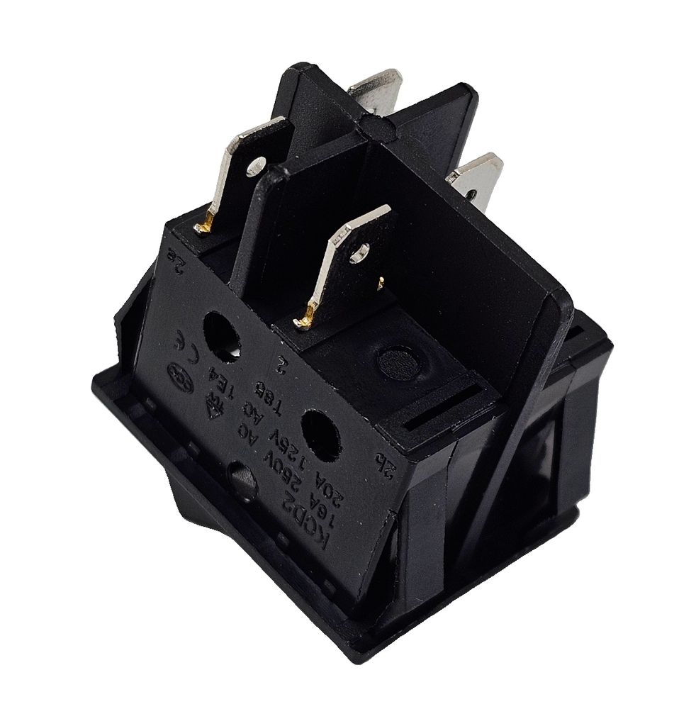 Wipknop 4-Pin OFF/ON - Inbouw 28,5 X 21,15 Mm - Voor Grasmaaiers En Machines (5 Stuks)