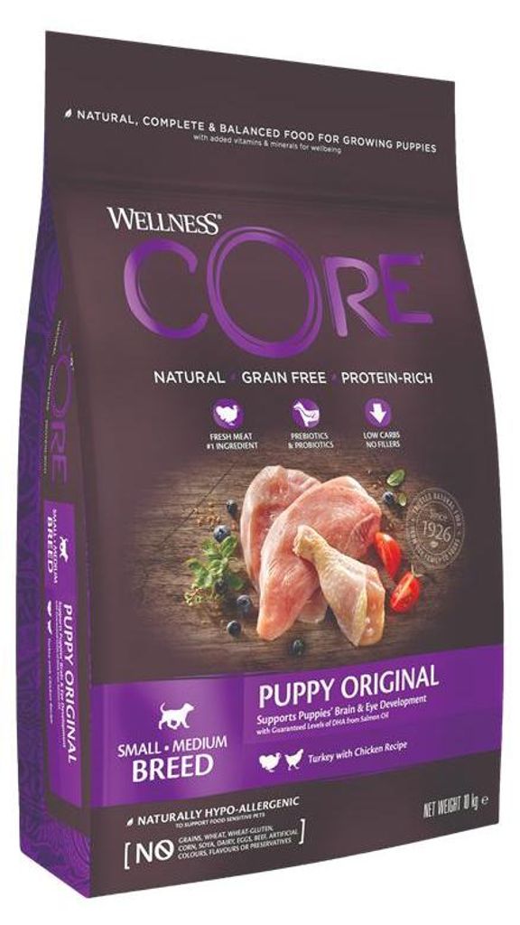 Wellness CORE 76344107736, Welpe, jede Rasse, Huhn, Türkei, 10 kg