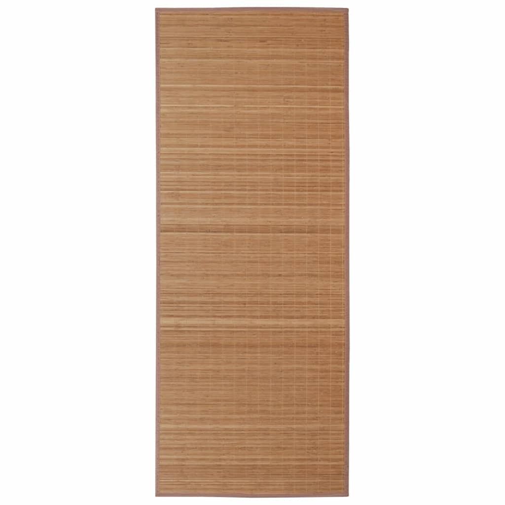 vidaXL Tappeto in bambù marrone rettangolare 80x300 cm Immagine del prodotto 