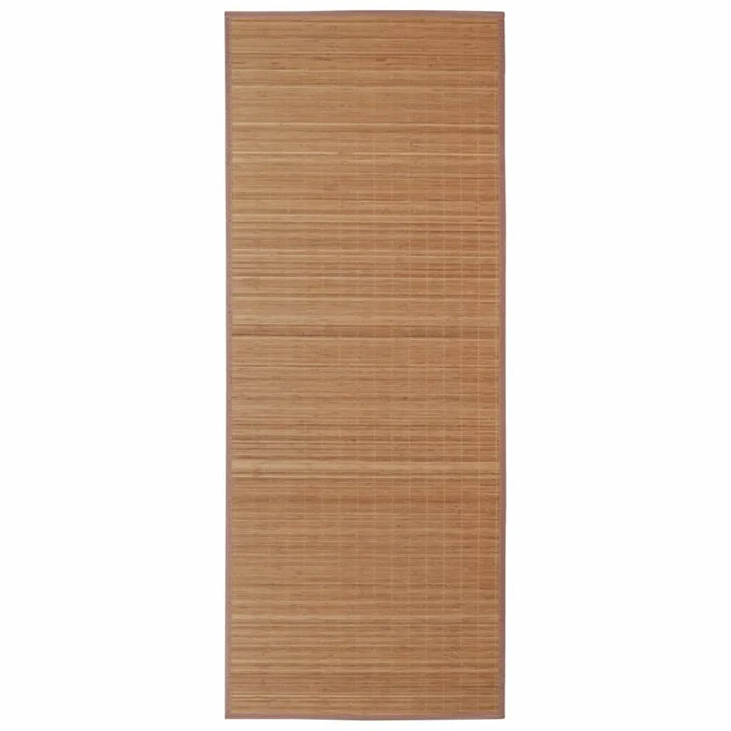 Grand Chemin de Passage en Bambou Marron 80x300 cm Antidérapant vidaXL