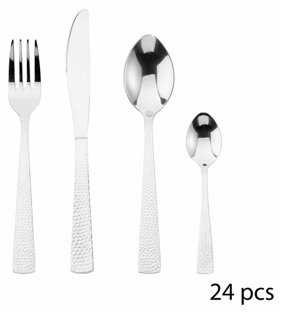 Couverts Or Inox 24p Secret Of Gourmet Design Or élégant, Image du produit 