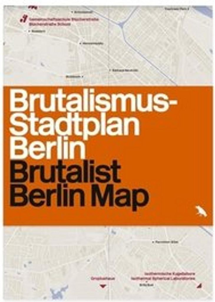 Brutalist Berlin Map Obrázok produktu 