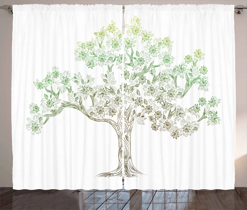 Tenda Bosco Stilizzato ABAKUHAUS 280x225: Vivi la Natura in Casa