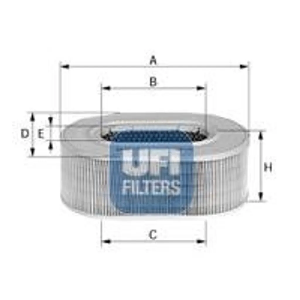 Filtre à air haute capacité anti-poussière OE 281304A001 H-1