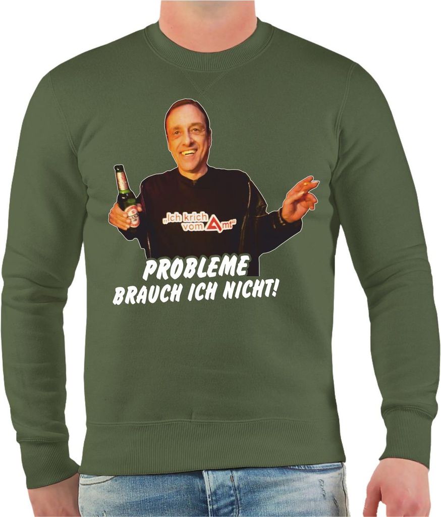 Herren Sweatshirt Probleme brauch ich nicht
