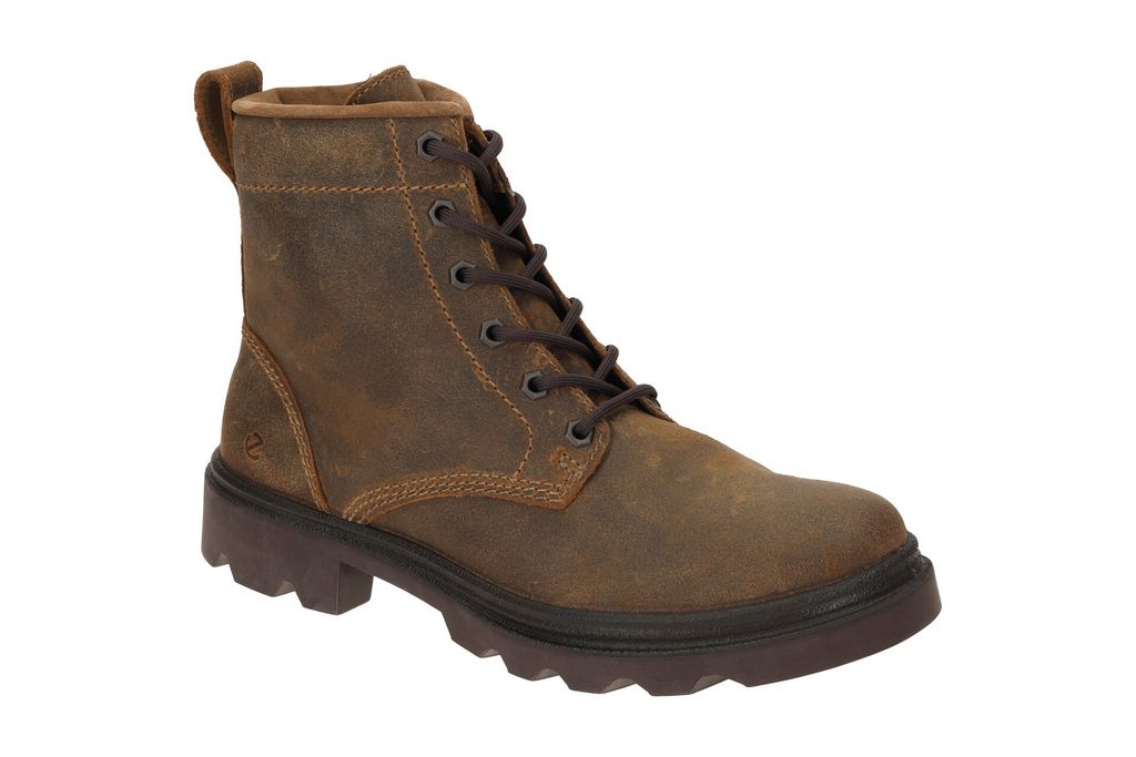 Ecco GRAINER Damen Stiefeletten - robuste Stiefelette braun Freizeit NEU