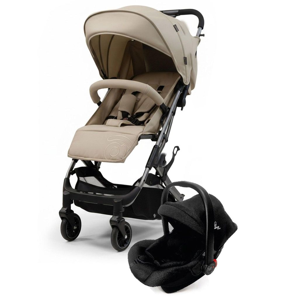 Asalvo 2in1 Travel System Buggy und Kindersitz Amsterdam Beige