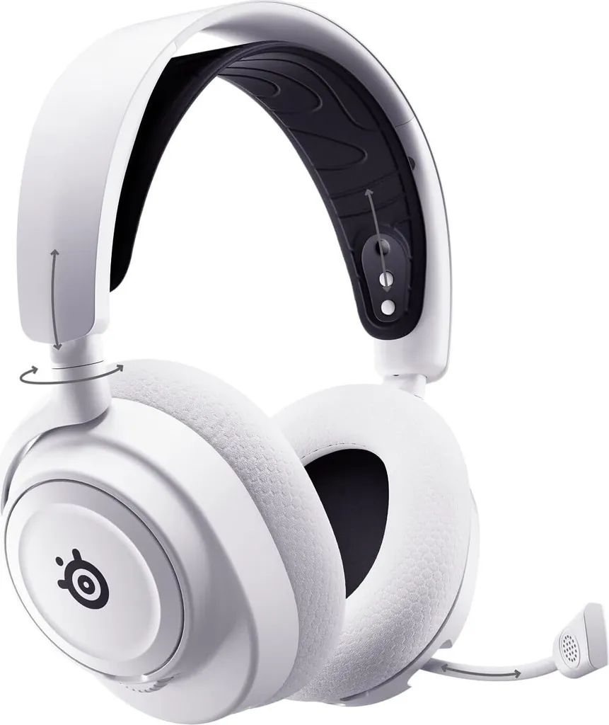 Casque de jeu sans fil SteelSeries Arctis Nova 7X Audio Spatial Blanc Xbox - 3