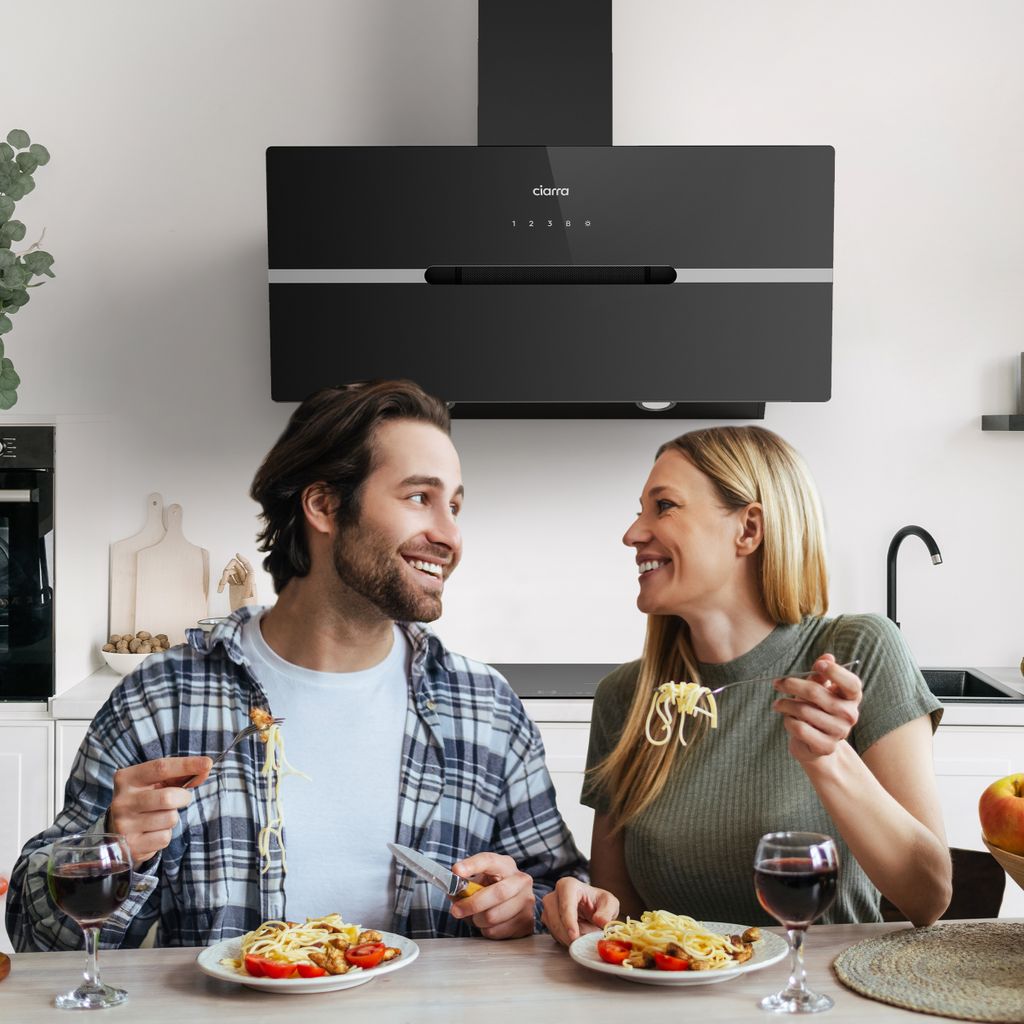 CIARRA Kopffreihaube A+++ 650 m³/h Dunstabzugshaube 90cm Produktbild 9
