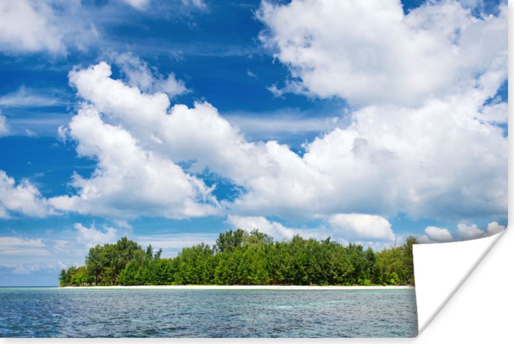 MuchoWow Poster Insel - Sommer - Tropisch 120x80 cm - Bilder