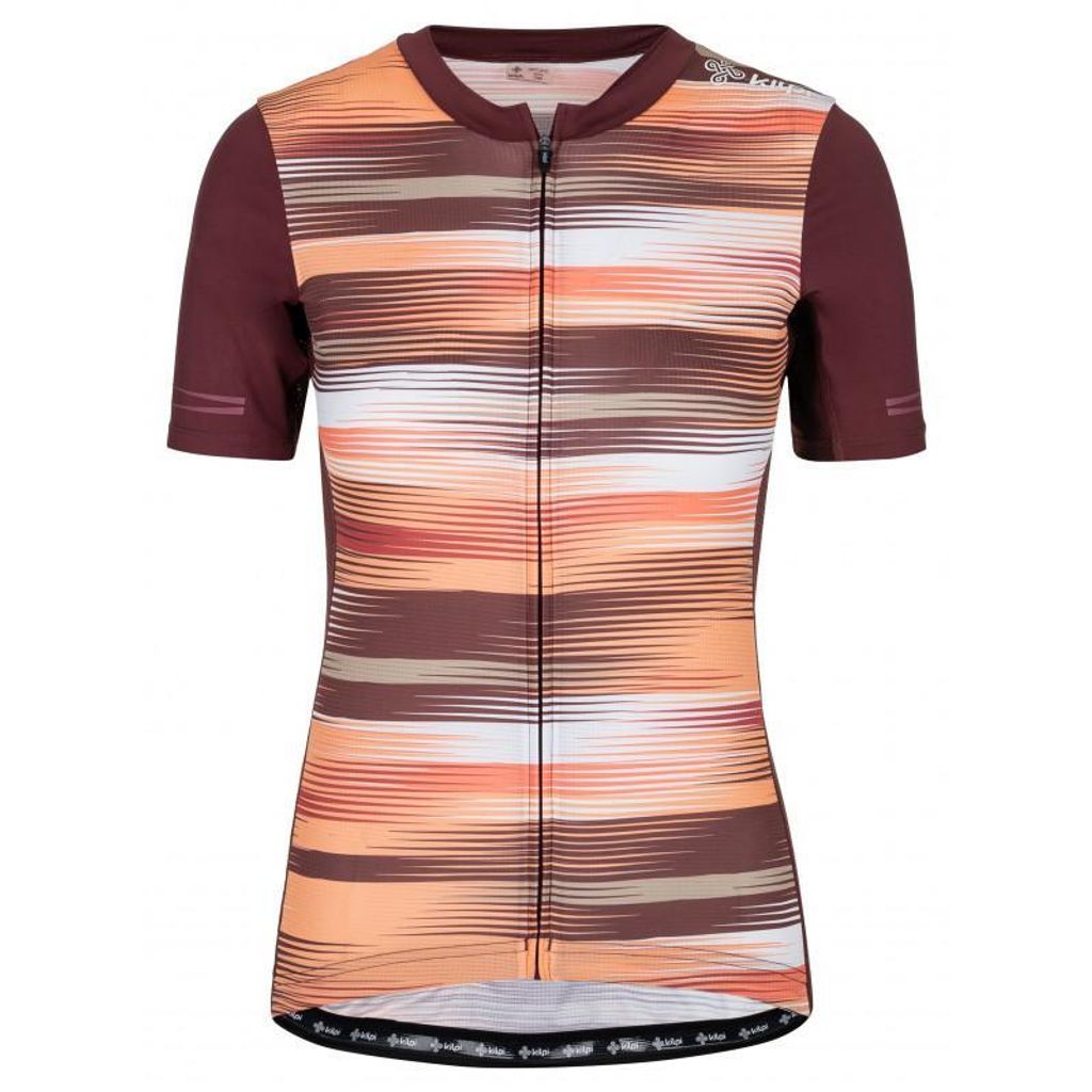 Damen-Radtrikot Kilpi MOATE-W, DUNKELROT, Größe 36
