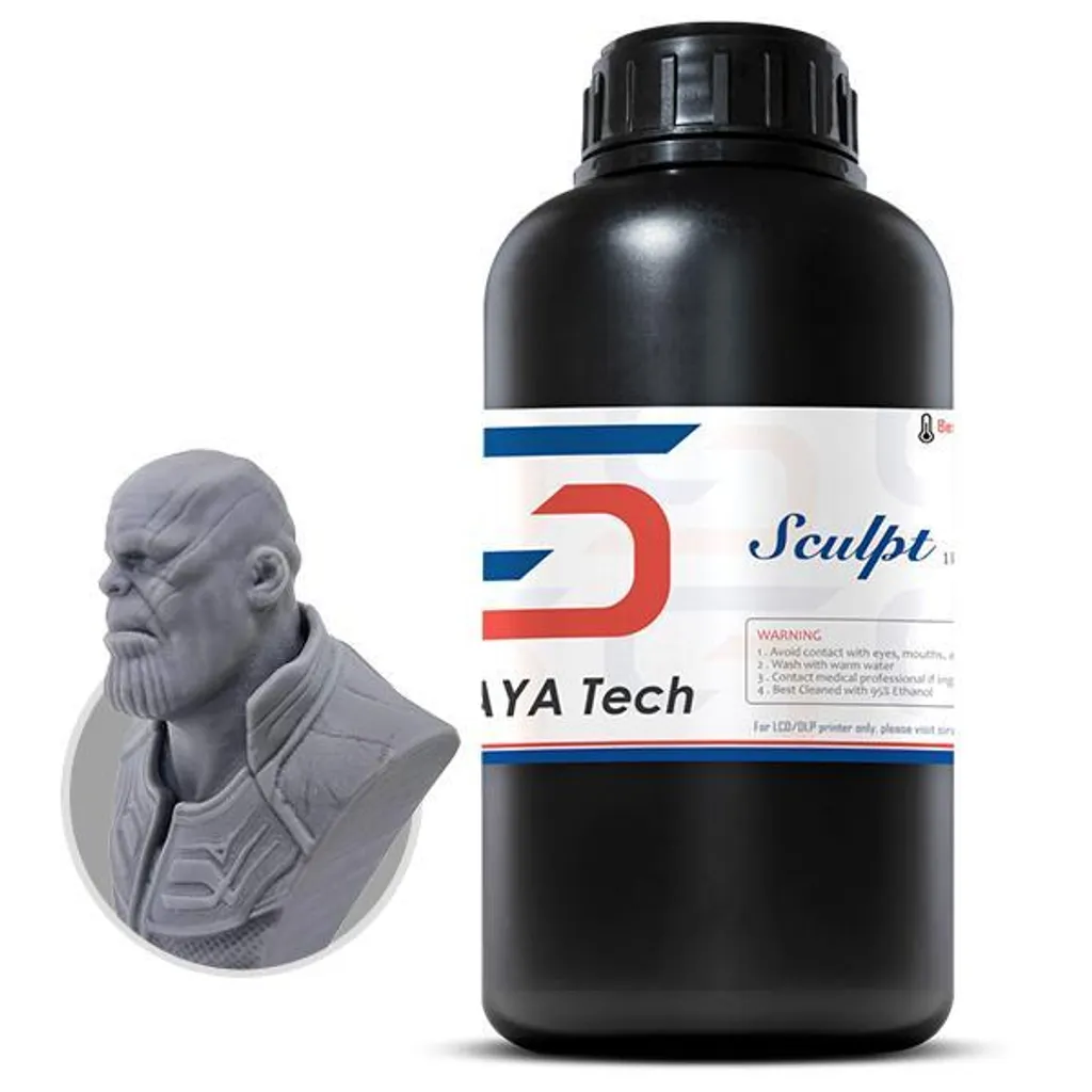 Résine Siraya Tech Sculpt Gris 1 kg anti-déformation et haute précision