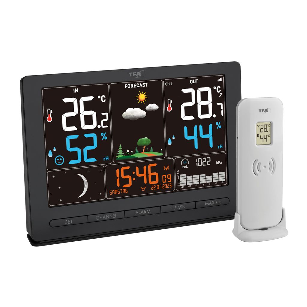 Funk-Wetterstation SEASON 2 mit Farbdisplay, 35.1118.01, TFA Dostmann